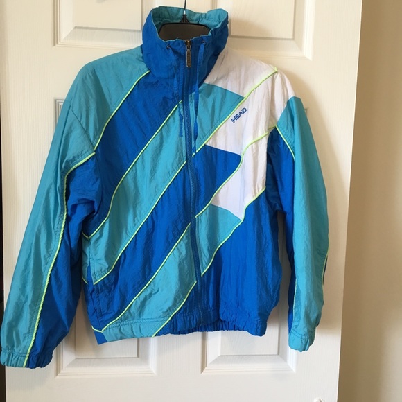 Vintage Jackets & Blazers - ‘80s Windbreaker Vintage Head Sportswear Blue